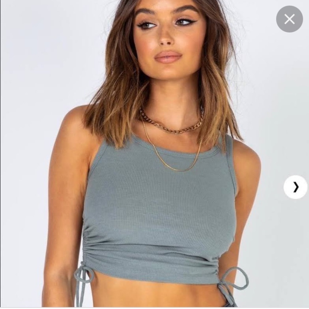 Princess polly madelyn top green